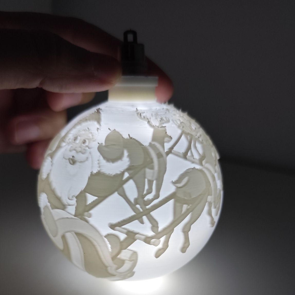 Bola Natal com luz led incluída