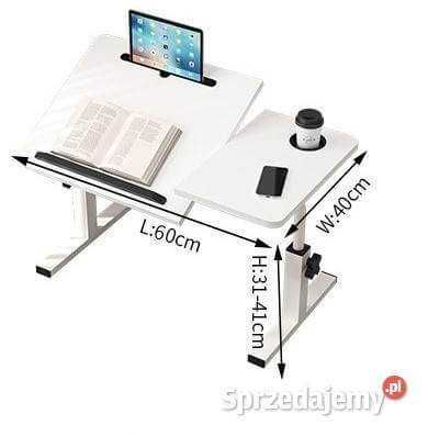 Stolik pod laptopa regulowany 2 blaty transport pobranie 70 zł