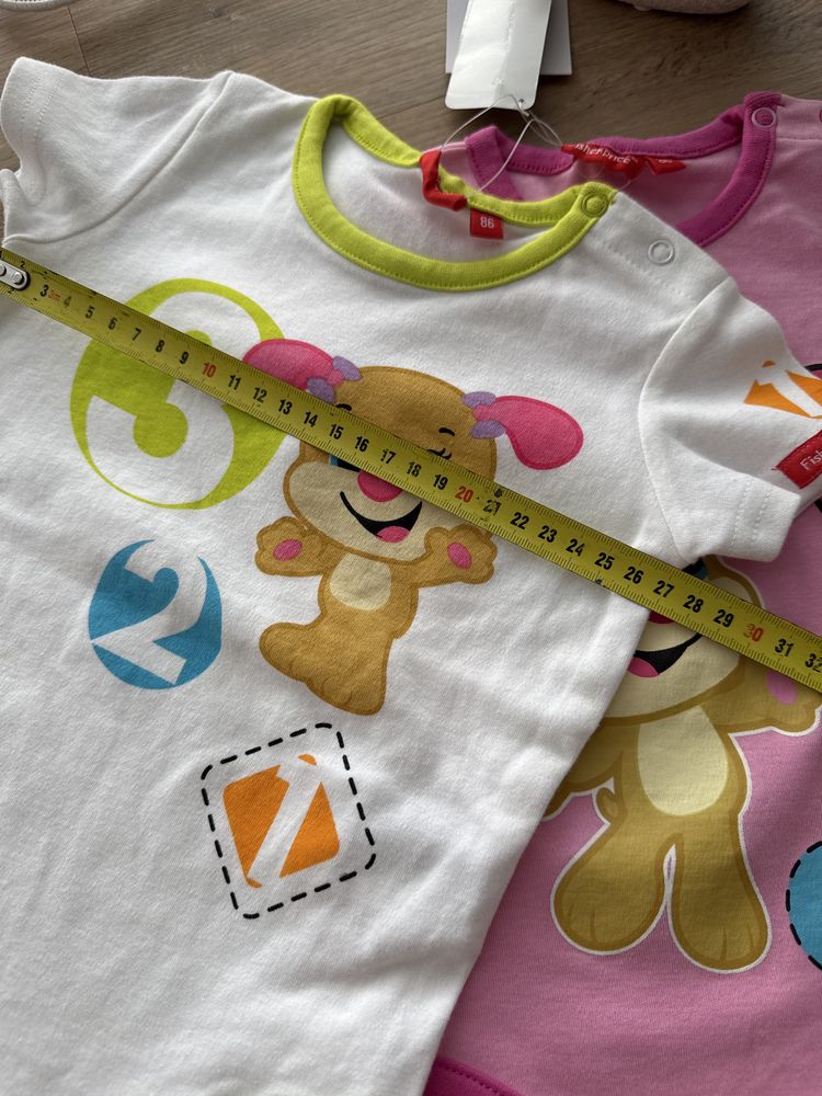 Body niemowlece fisher price zestaw