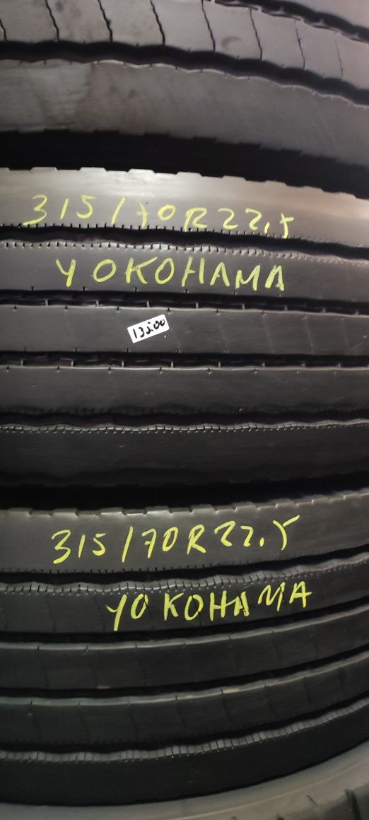 315/70R22,5 usados Yokohama muito piso