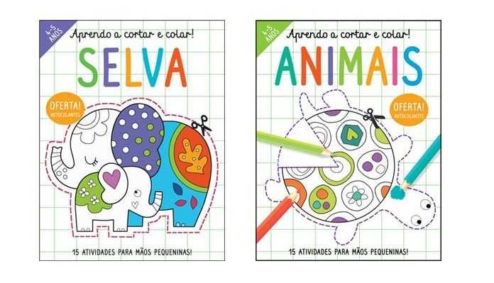 Aprendo a Cortar e Colar! Animais / Selva, Elizabeth Golding