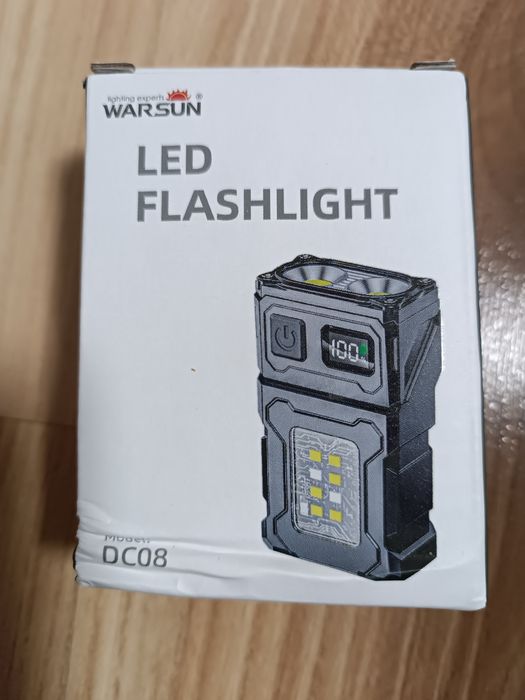Ліхтар Warsun DC08 світлодіодний 1200 mAh