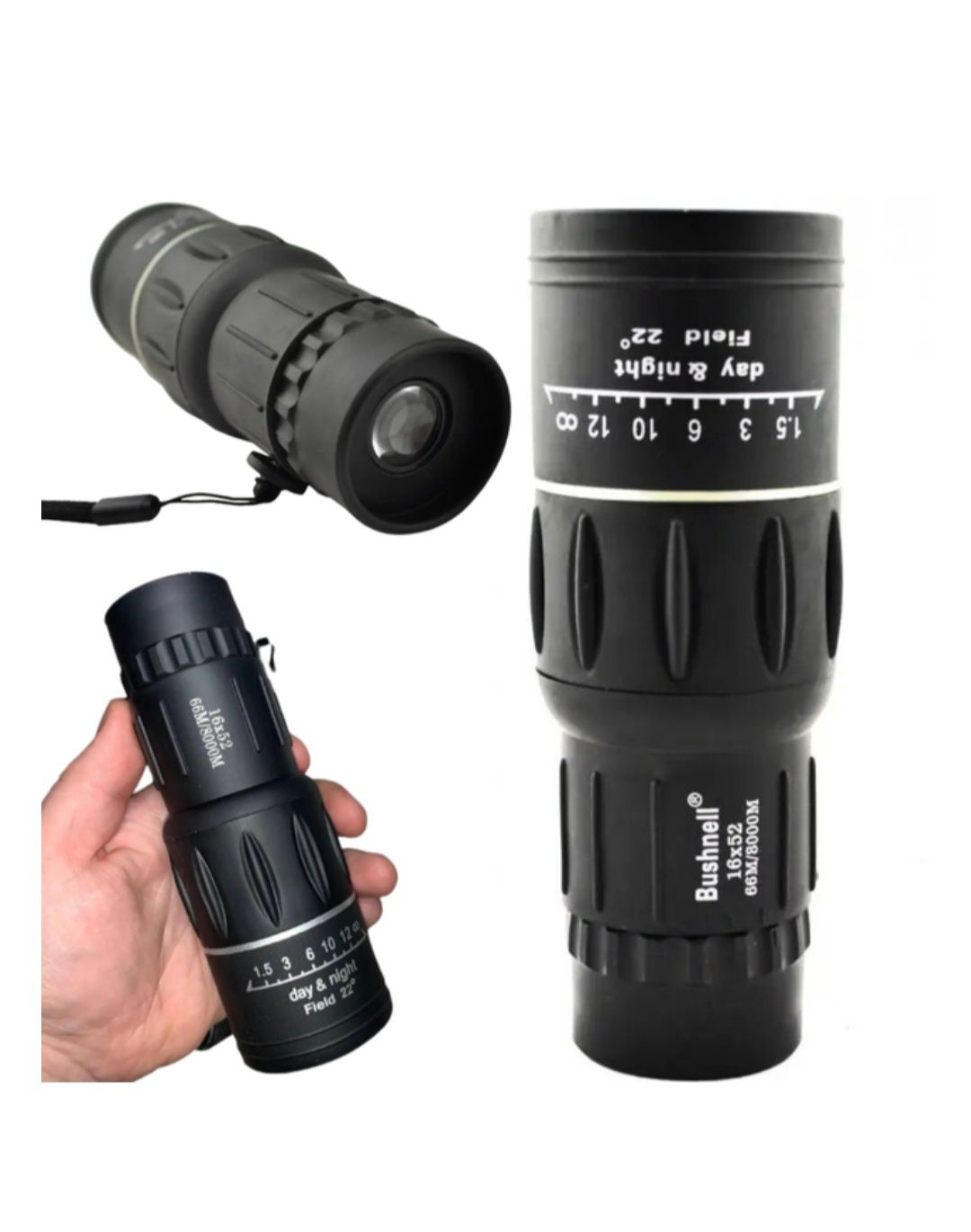 Монокуляр наблюдения Bushnell 16x52 подзорная труба с чехлом монокль