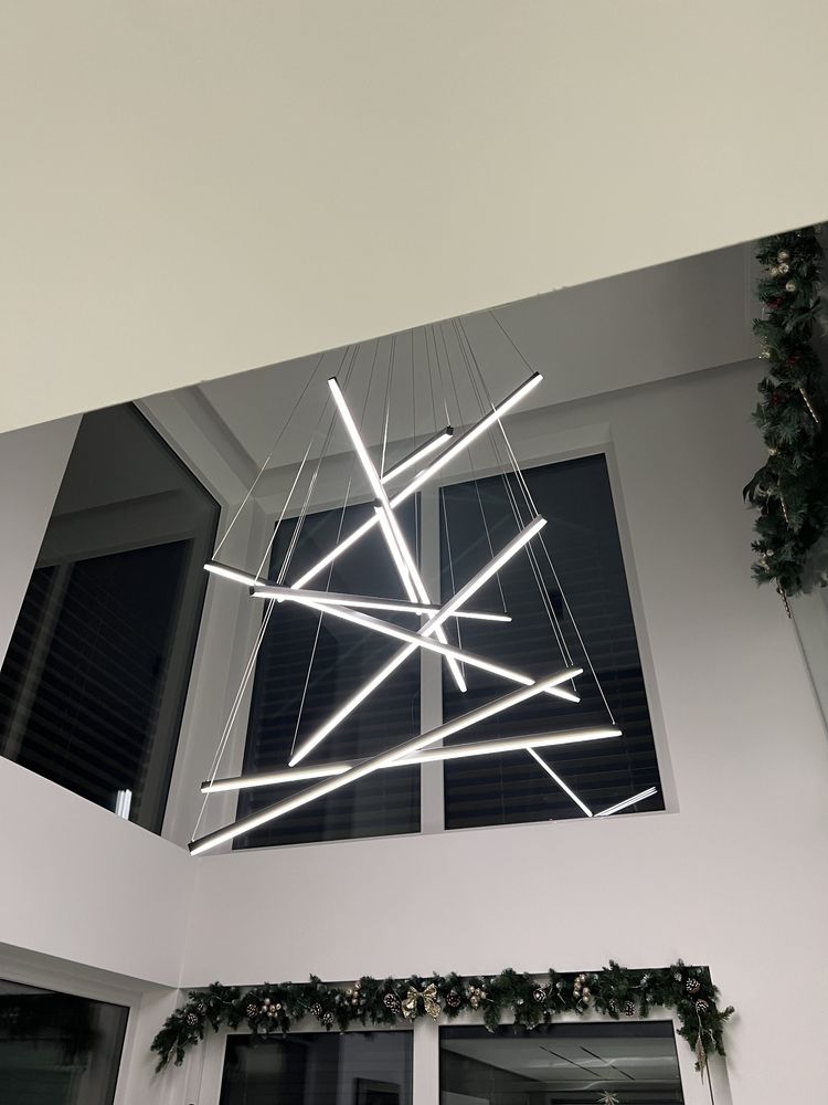Lampa duza nowoczesna led