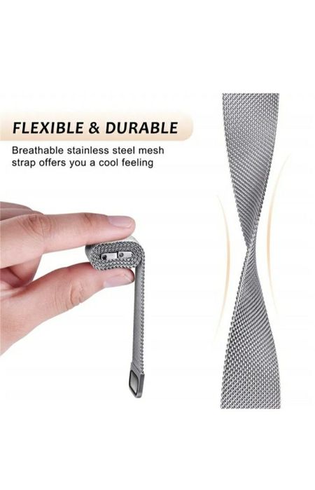 Bracelete Malha Fina 20mm 22mm Seiko Tissot Hamilton Citizen Omega