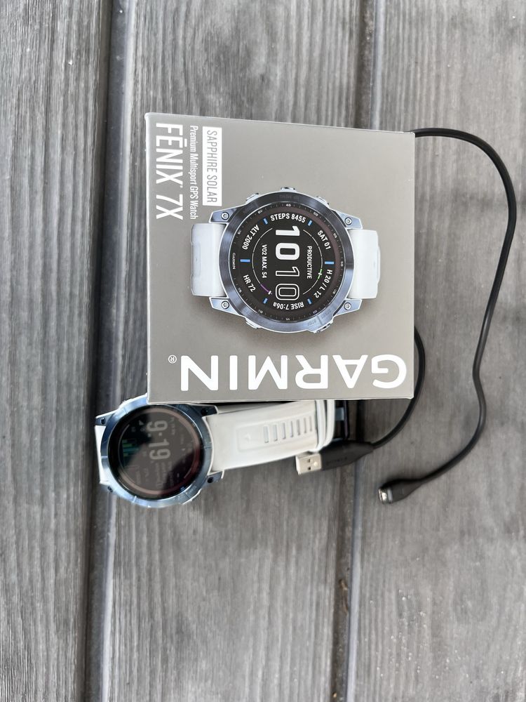 Garmin Fenix 7x Sapphire Solar Titanium gwarancja