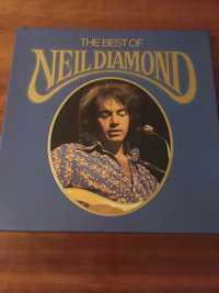 Caixa com 4 Discos LP Os melhores de Neil Diamond - como novos