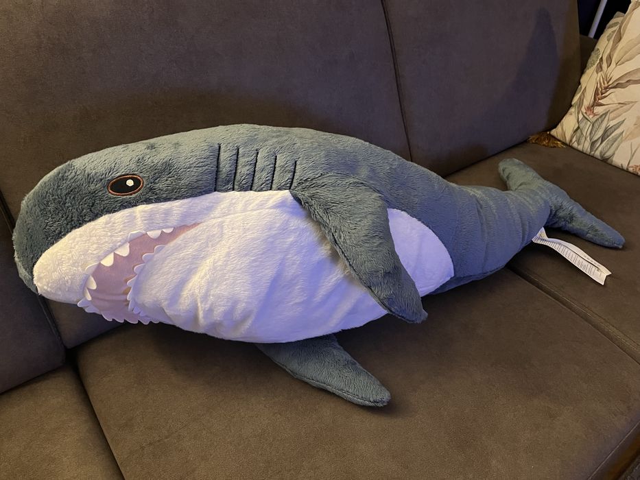 Rekin pluszak z ikea 100 cm