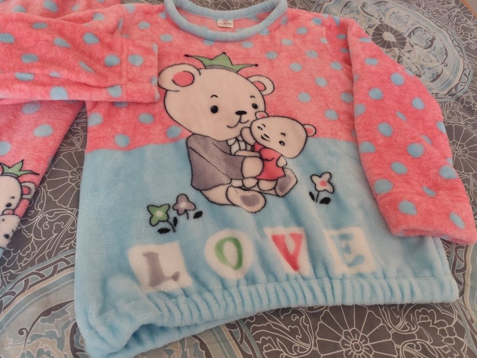 Домашній, теплий костюм, піжамка, розмір С фактично