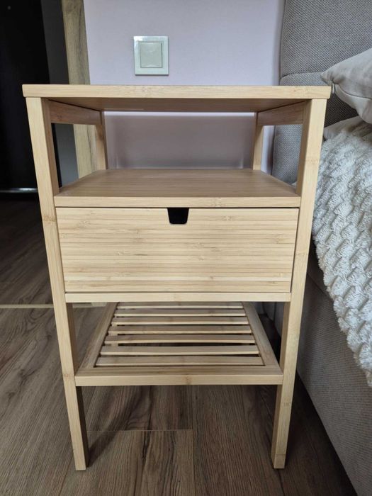 NORDKISA ikea Stolik nocny bambus