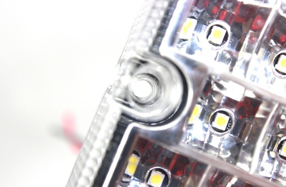 Lampa tylna cofania LED prostokąt ledowa