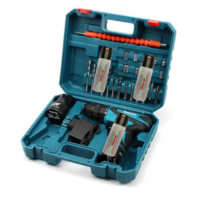 Кейс набір 3 в 1 + шуруповерт 4 м