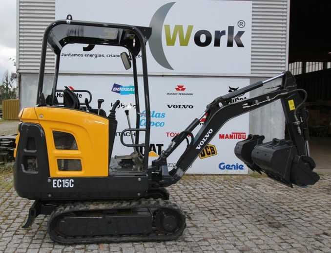 Minigiratória Volvo ECR15 de rastos Como nova