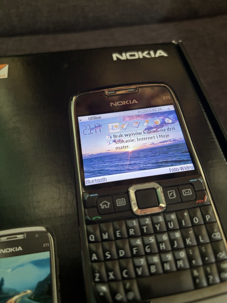 Nokia E71 komplet biznesowa qwerty
