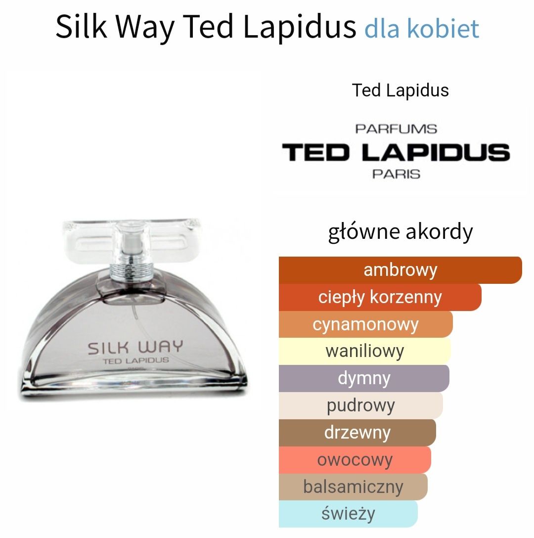 Silk Way Ted Lapidus UNIKAT 75 ml ubytek sprzedam zamienię