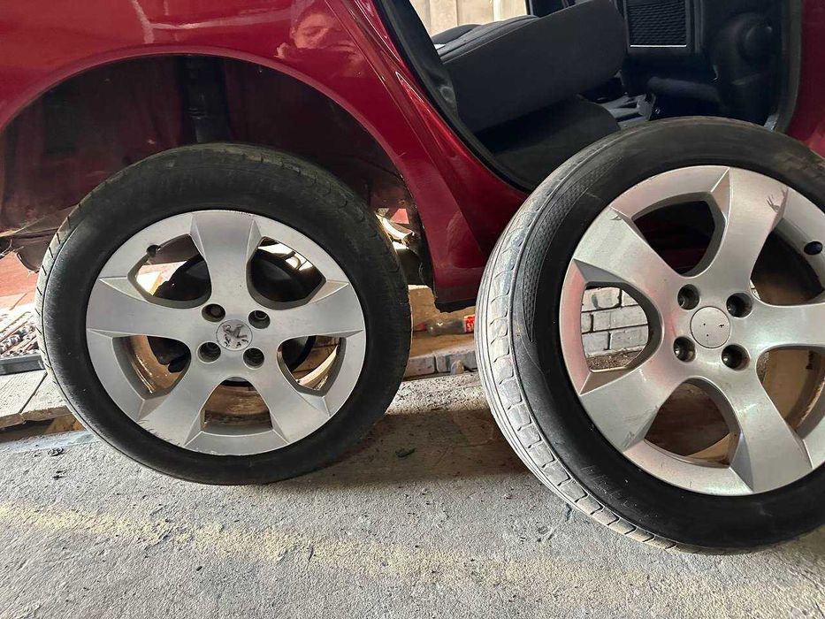 Комплект титанів диски R17 4х108 на пежо