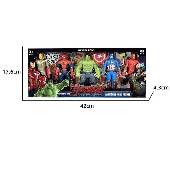 Набір героїв марвел світло,звук,спайдермен,павук,Халк,капітан америка