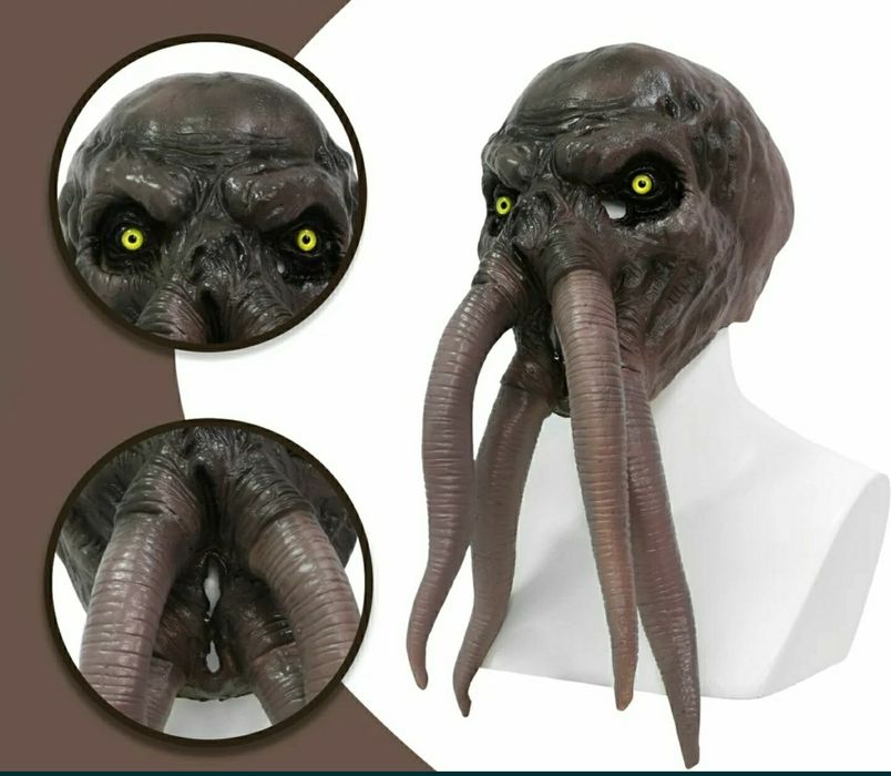 Máscara Cthulhu Baldur's Gate Monstro Polvo Lula