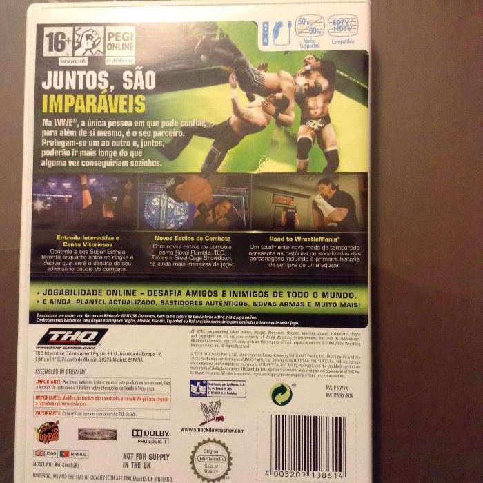 Jogo Wii Smackdown vs Raw 2009