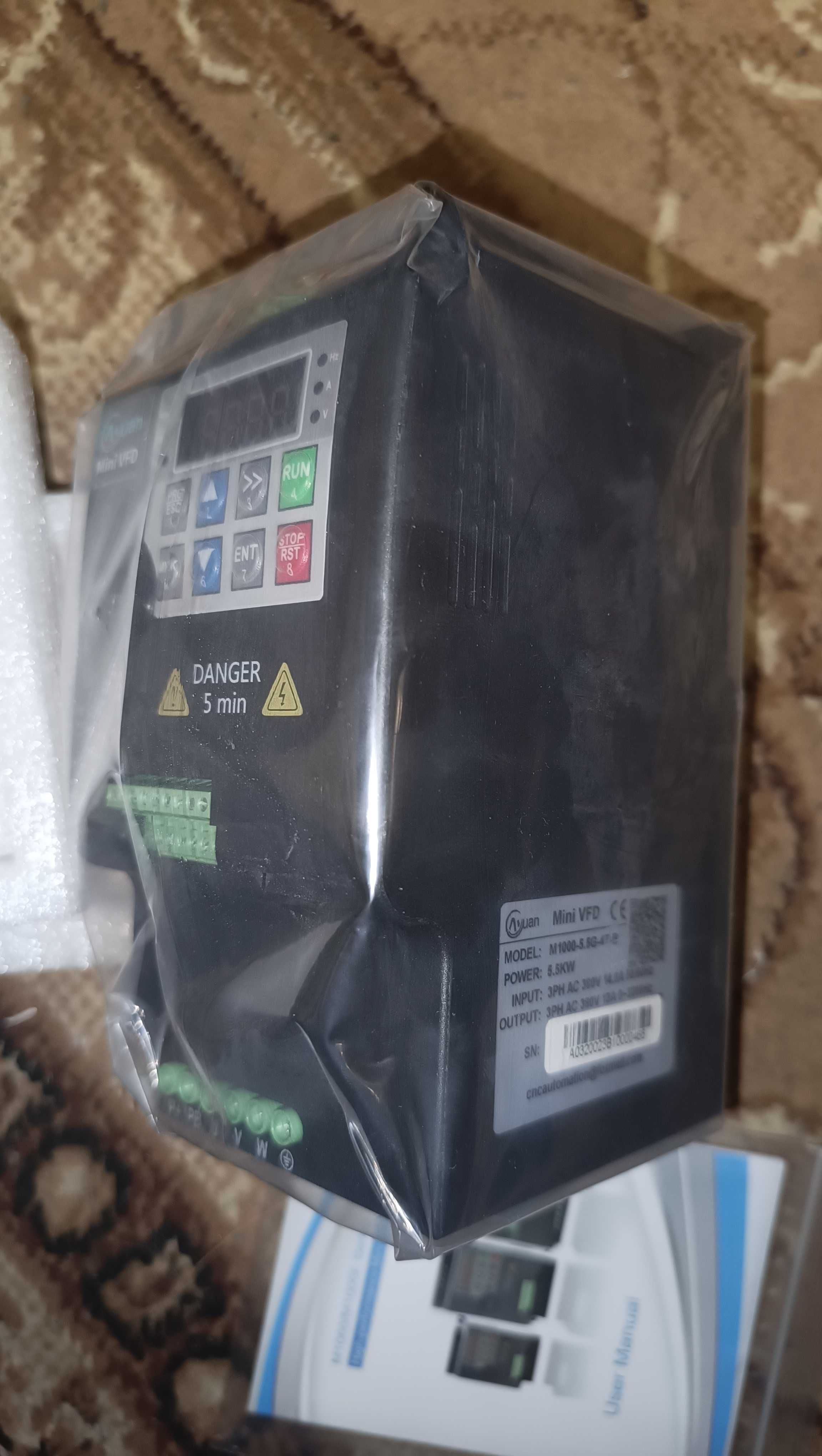 5.5 кВт  380V Частотный преобразователь частоты Inverter перетворювач