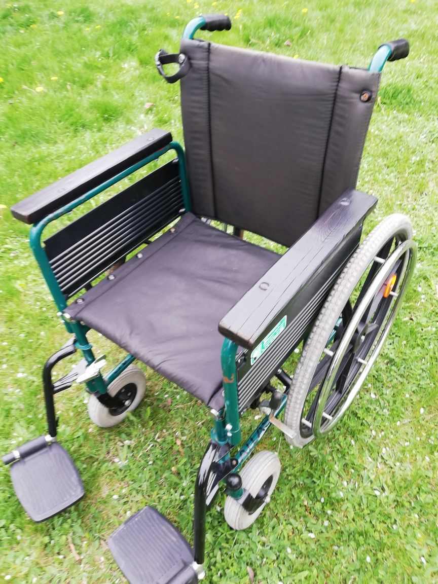 Wózek inwalidzki stalowy niemiecki