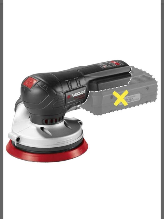 Lixadora excêntrica 20V parkside performance