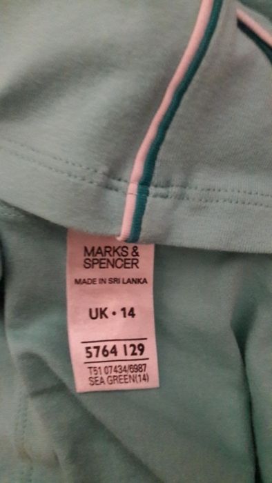 M & S ładny , elastyczny t - shirt cotton extra r 14 lub L/ XL