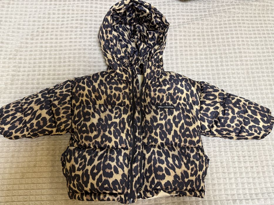 Трендова дитяча зимова куртка, підійде на 4-5 років, розмір 98/104