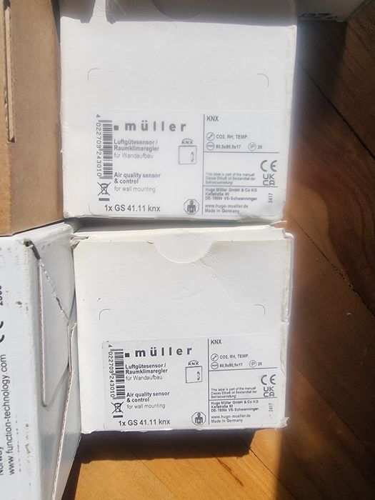 Czujnik jakości powietrza CO2 regulator klimatu w pomieszczeniu Muller