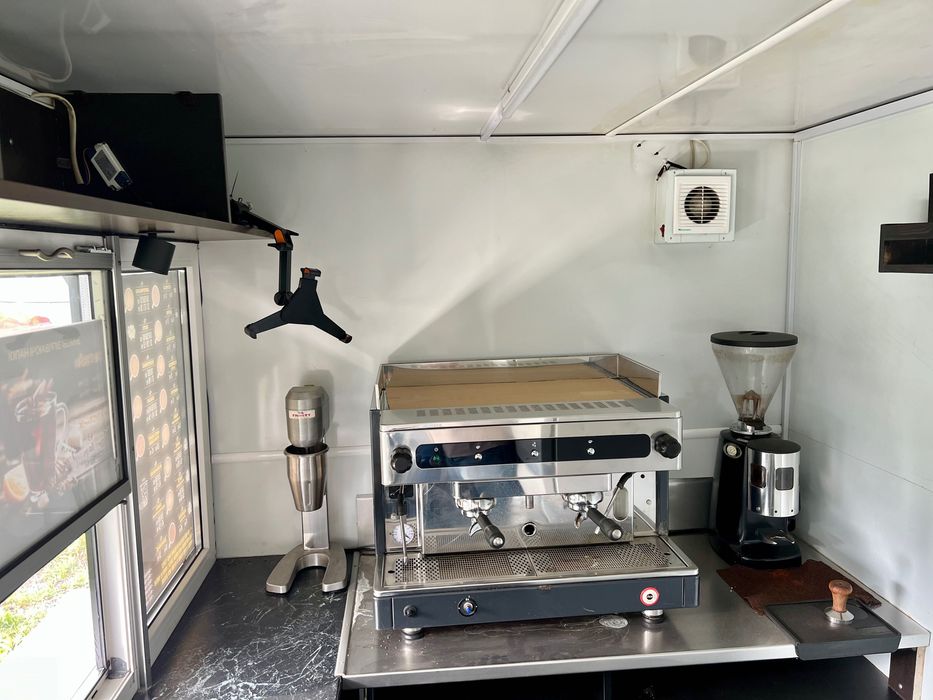 Торговий Причіп Купава (3,6х1.8х2,15 м) Кавʼярня Фастфуд. В наявності