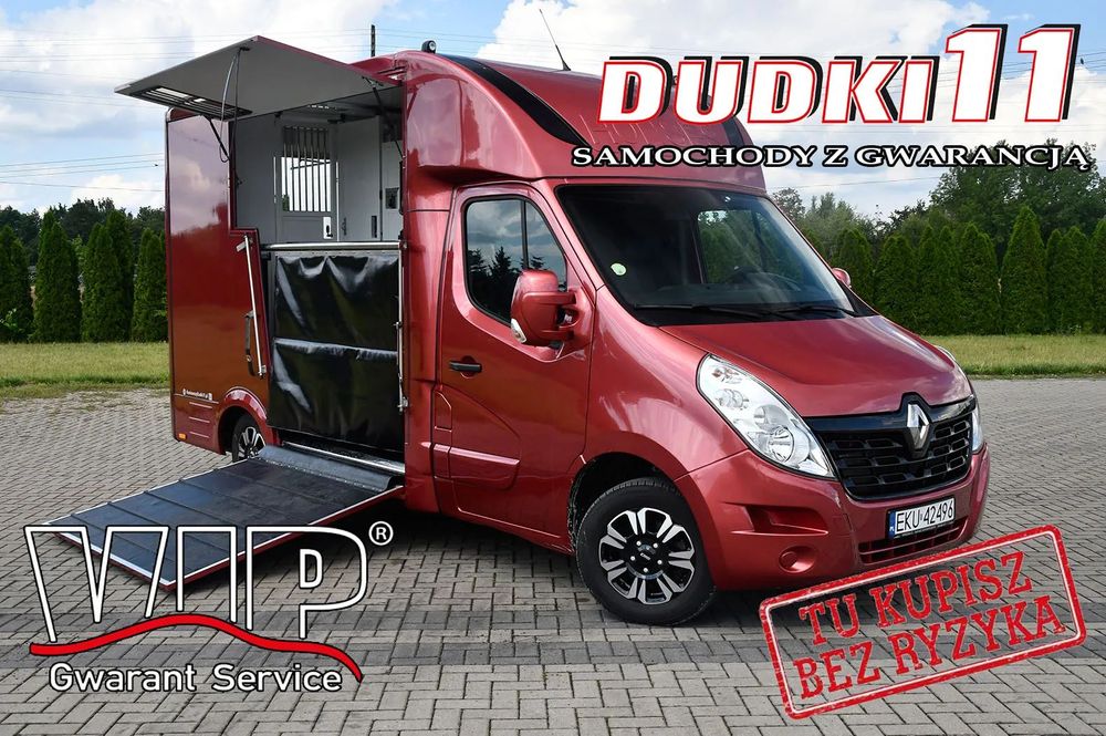 Renault Master Koniowóz  Sprzedam Koniowóz, Nowa Zabudowa. 2 Stanowiska.Kam.Cof.Kam.na Stanowis