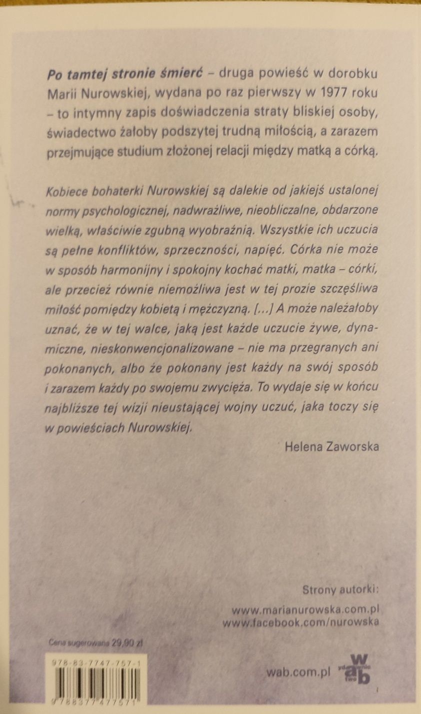 Książka pt. Po tamtej stronie śmierci - Maria Nurowska