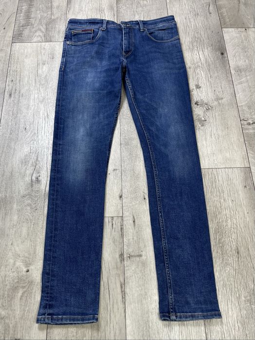 Tommy hilfiger джинсы w32 l32 размер оригинал зауженные синие