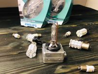 Ксеноновая Биксеноновая лампа на авто. Замена D1S D2S D3S D4S Philips