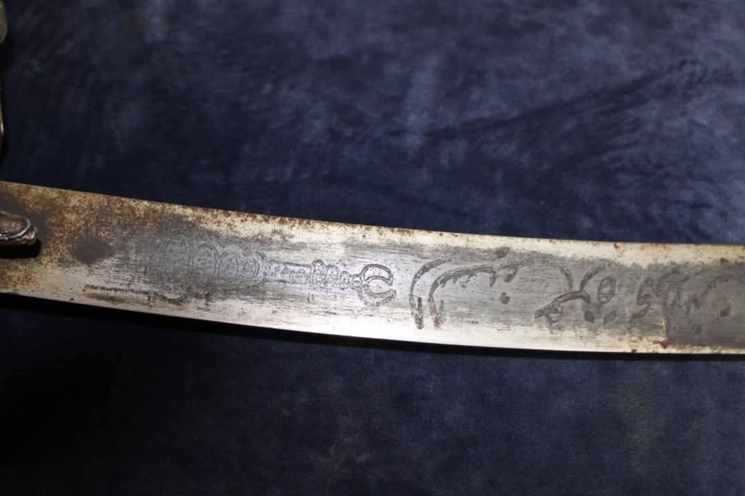 Grande sabre árabe de cerimónia