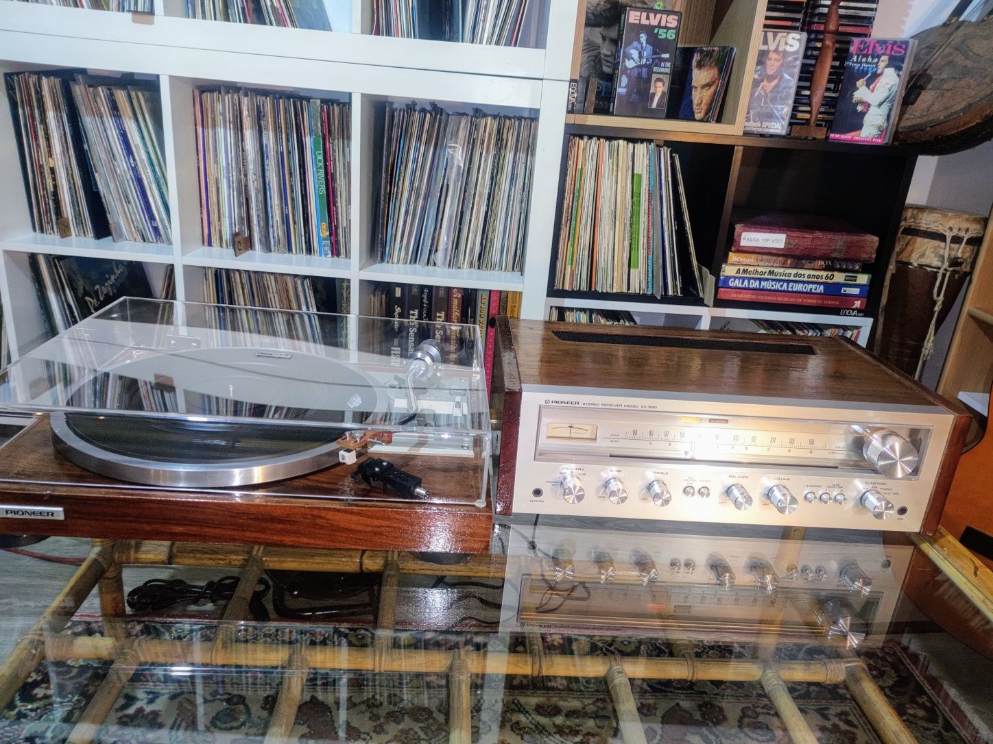 Amplificador  Pioneer SX-550 - Gira disco Pioneer PL-514 (LER ANUNCIO)