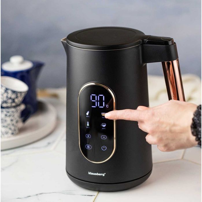 Czajnik Elektryczny 1,7L Klausberg Kb-7892 Led Regulacja Temperatury