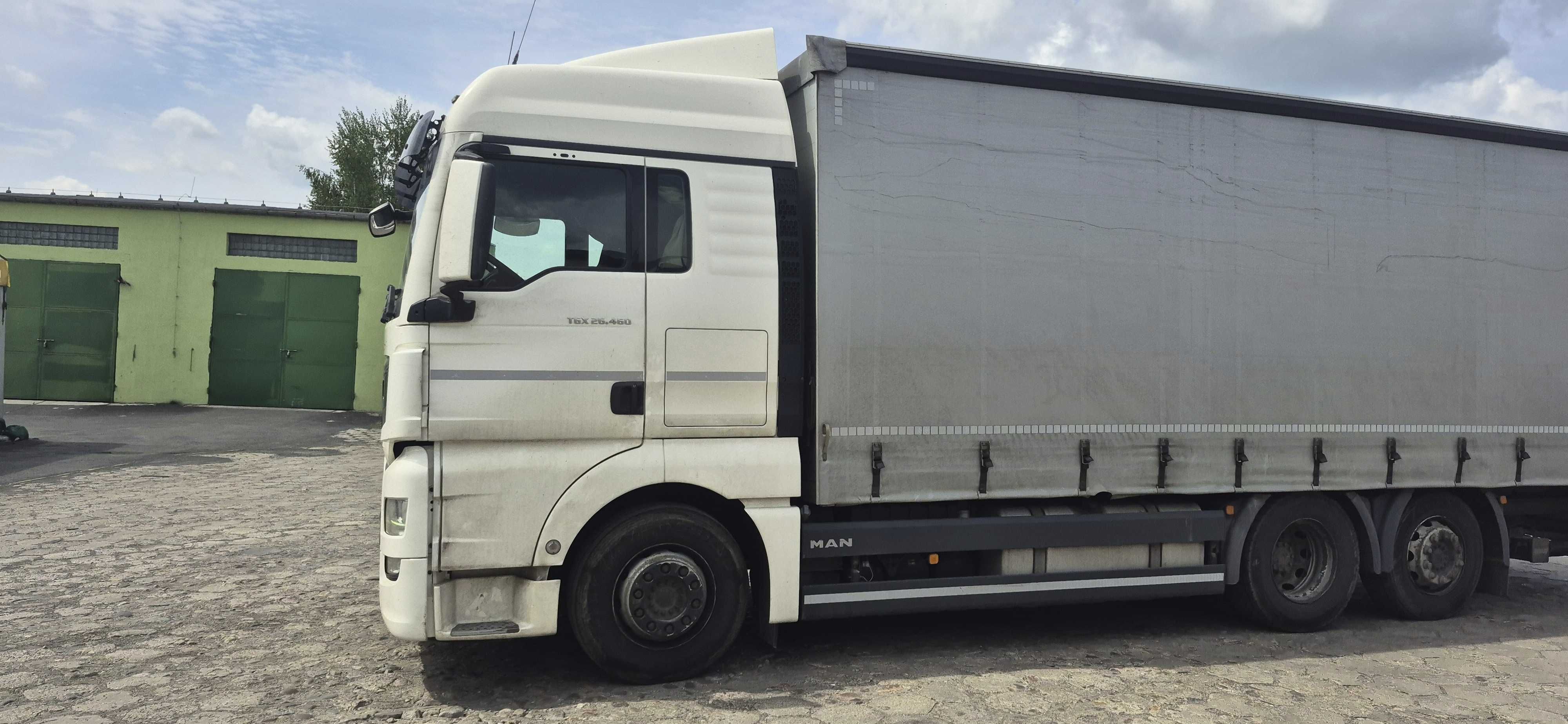 Sprzedam MAN TGX 26460 EURO 6 2017r  skrzynia plandeka 8,1x2,48x2,55