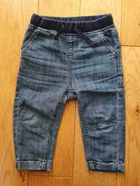 Spodnie jeans Smyk CoolClub roz. 80 dżinsy elastyczne na wiosnę