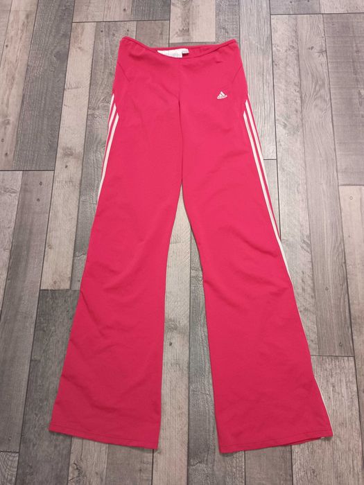 Legginsy spodnie dresowe dzwony Adidas dziecięce 176 / 16