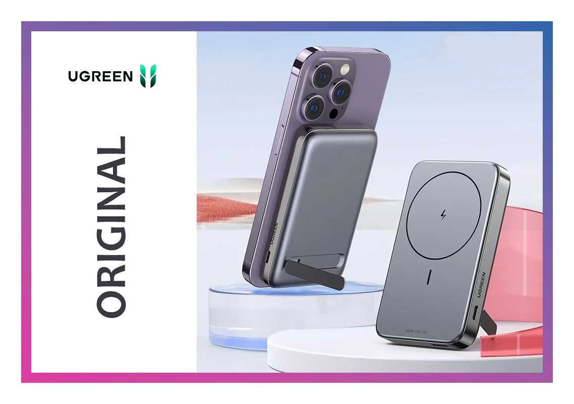 Павербанк з Magsafe 10000mAh 20W УМБ Power Bank повербанк UGREEN