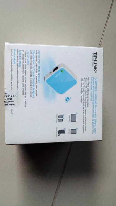Nano router TP-Link TL-WR702N.