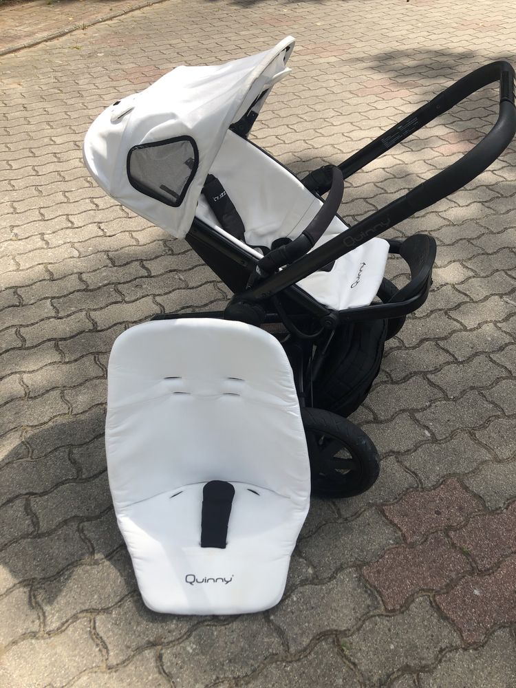 Wózek Quinny Buzz 3 gondola+sportowka Limitowana Edycja-WHITE