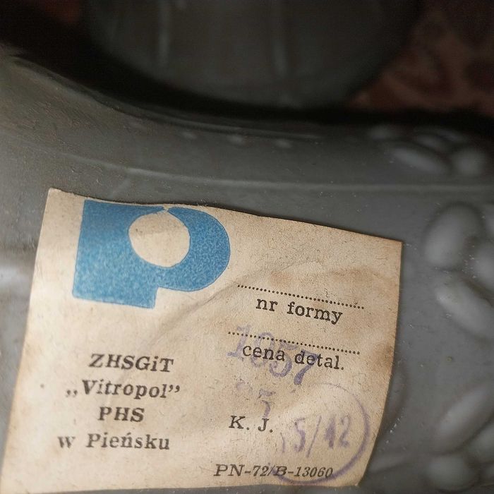 Zestaw trzech kloszy z PRL