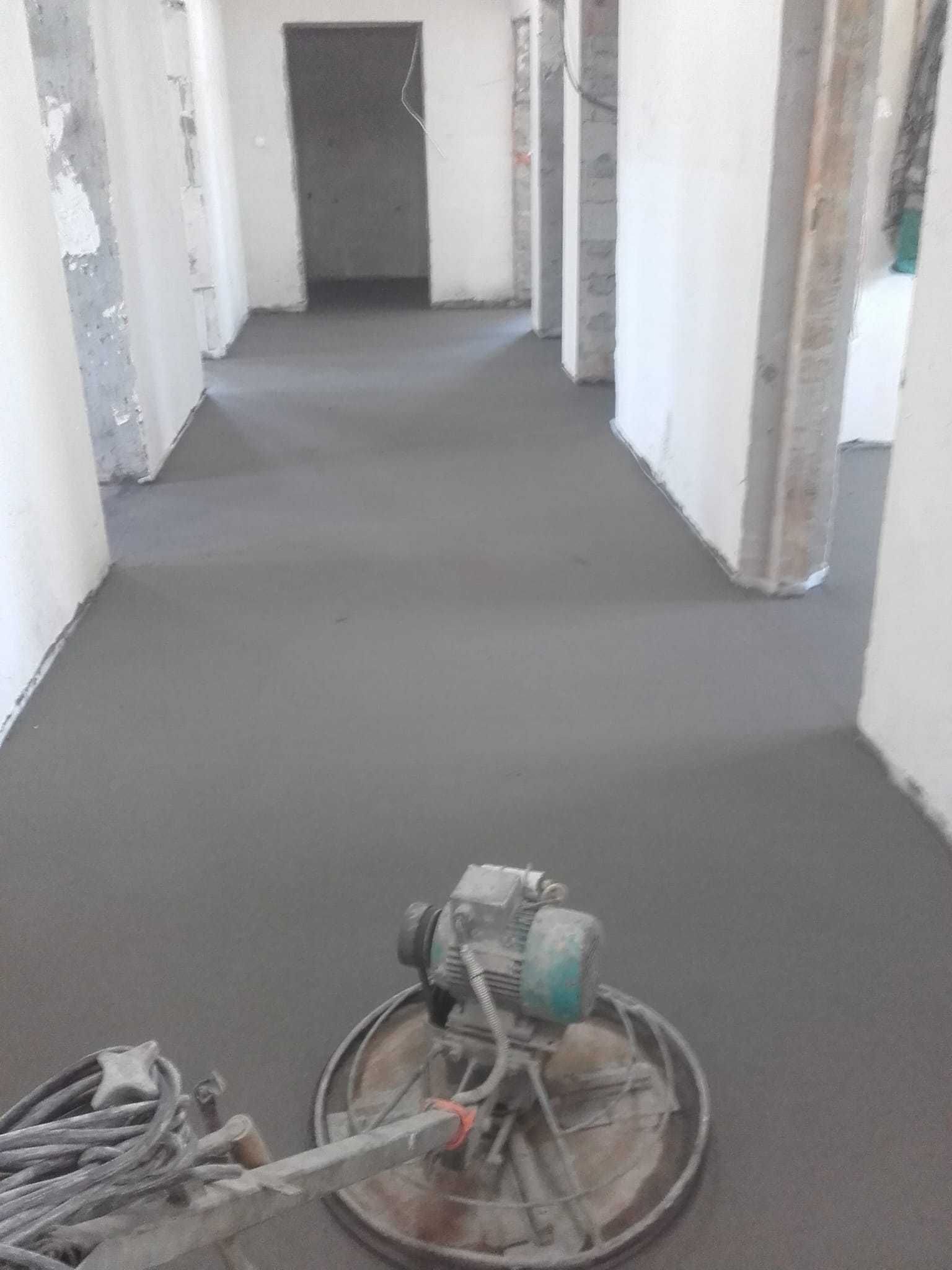 WYLEWKI MASZYNOWE zacierane mechanicznie. Również styrobeton.