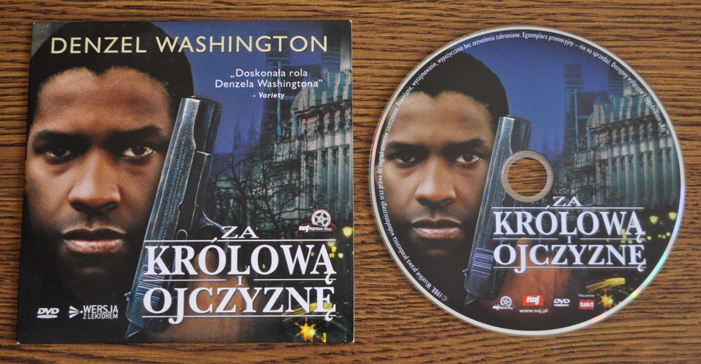 Film ZA KRÓLOWĄ I OJCZYZNĘ na płycie dvd