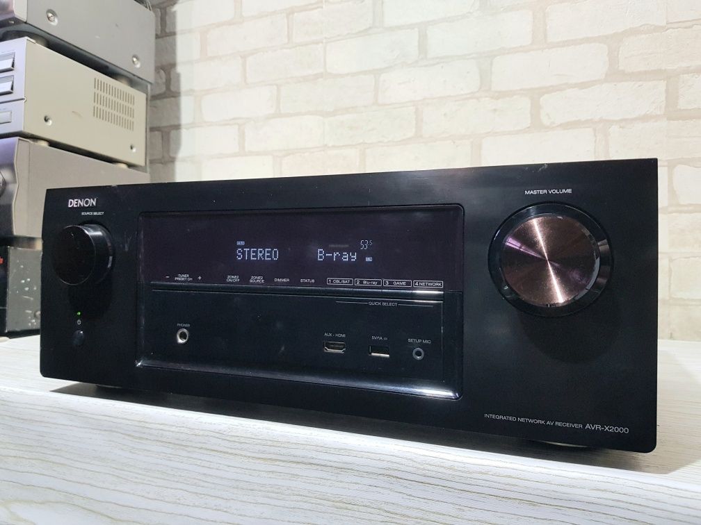 Пульт!7.1AV Стерео ресивер/підсилювач Denon AVR-X2000 б/у з Німеччини