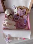 Pudełko Baby box baby shower narodziny chrzest prezent dla noworodka