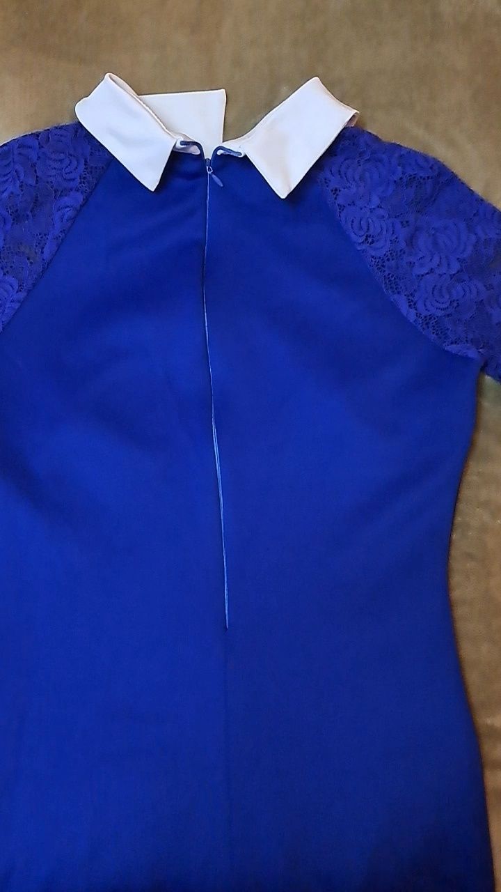 Плаття нарядне синє