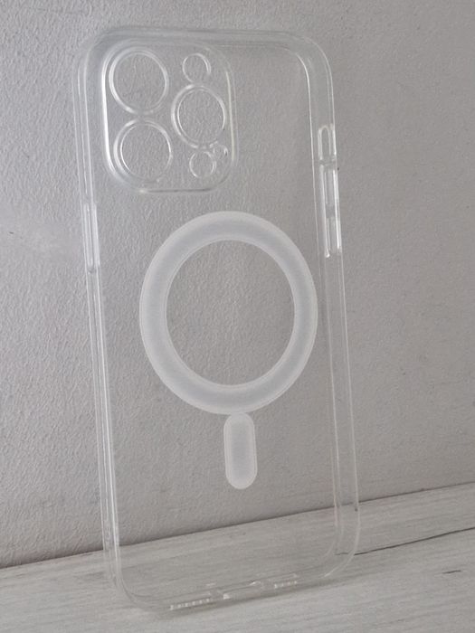 Etui TEL PROTECT MagSilicone Case do Iphone 14 Pro Max Przezroczysty